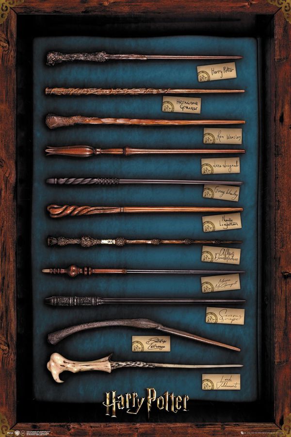 Постер Гарри Поттер - Палочки (Harry Potter - Wands)