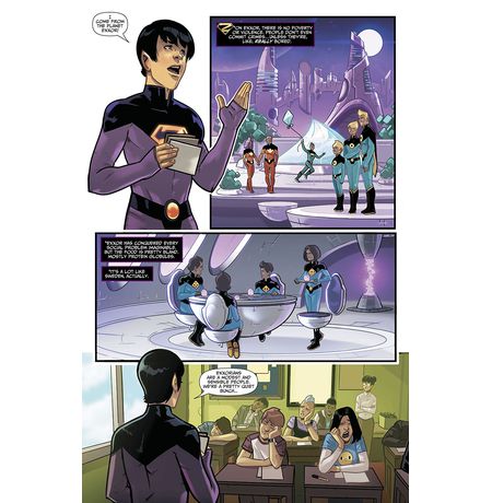 Wonder Twins #1 с автографом Mark Russell изображение 4