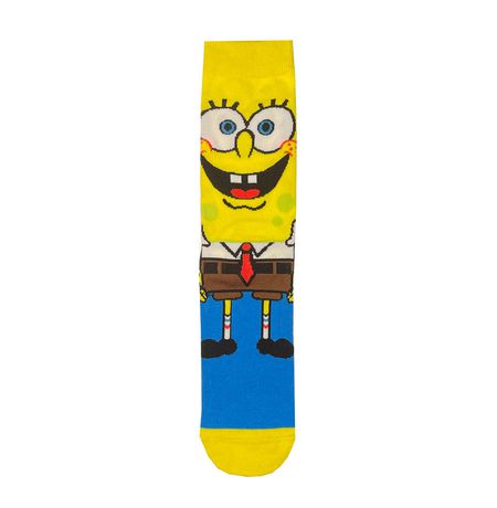 Носки Спанч Боб (SpongeBob), высокие (размер 38-45)