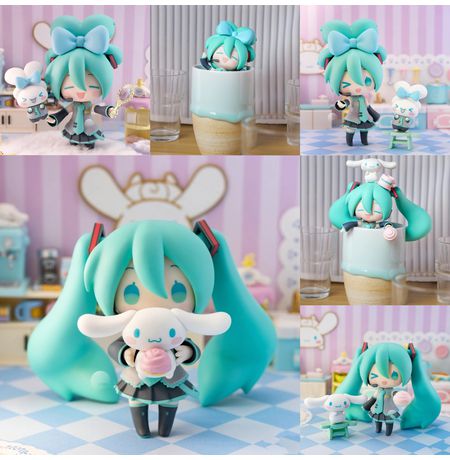 Фигурка Хатсунэ Мику с Синнамороллом (Miku Hatsune Cinnamoroll Collab ver.) Nendoroid копия изображение 2