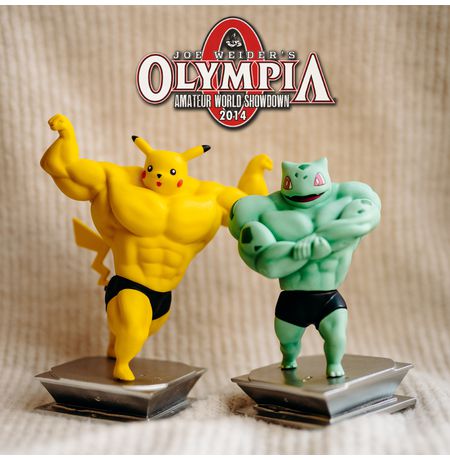 Фигурка Покемон - Бульбазавр с мускулами (Pokemon - Bulbasaur) изображение 2