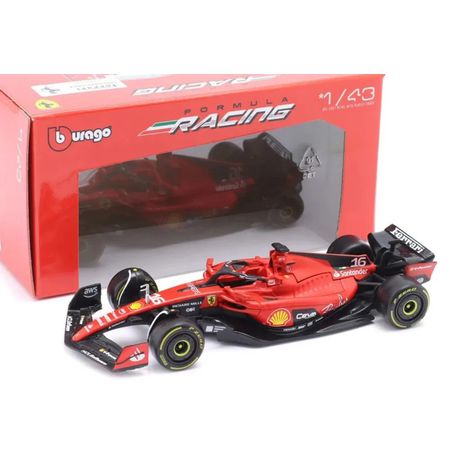 Коллекционная металлическая (Die Cast) модель Bburago Formula1 - Ferrari SF23 #16 Шарль Леклер, 1:43 изображение 2