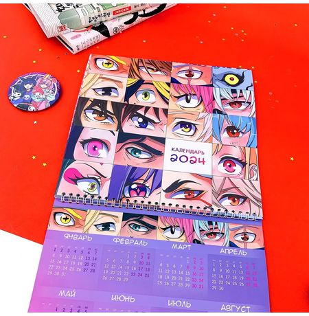 Календарь Аниме 2023 со стикерами изображение 6