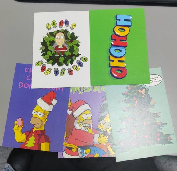 Открытка Новогодняя в ассортименте