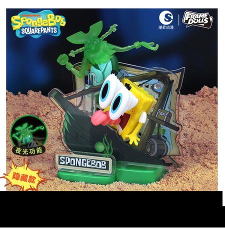 Случайная фигурка SpongeBob SquarePants Journey Moments Series (FrameDolls) Лицензия изображение 5