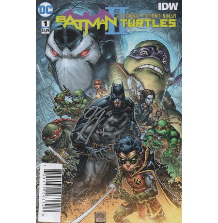 Batman Teenage Mutant Ninja Turtles II #1 с автографом James Tynion IV