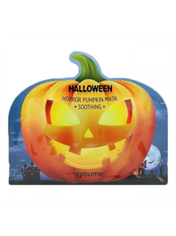 Маска для лица Halloween Horror Pumpkin, с экстрактом тыквы