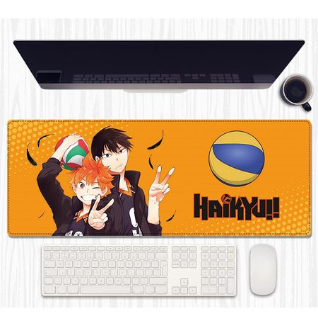 Коврик компьютерный Волейбол!! - Хината и Кагеяма (Haikyu!!) 80х30 см