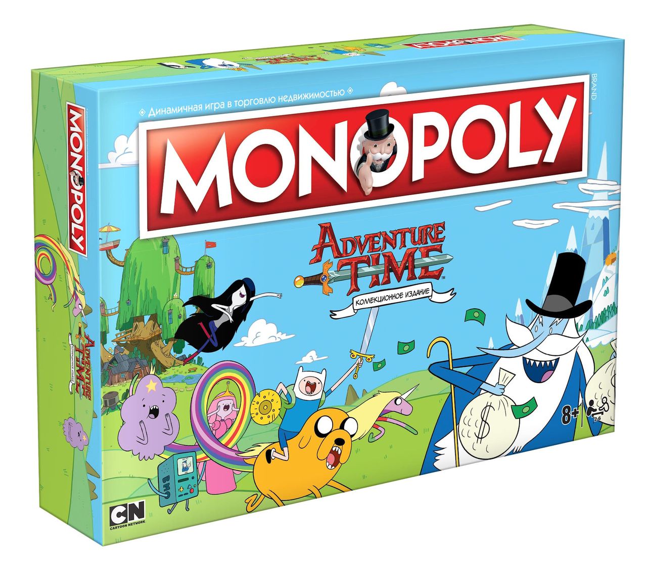 Настольная игра Монополия Время Приключений (Adventure Time Monopoly)  купить в интернет-магазине «Хочу!» | Доставка по Москве и России