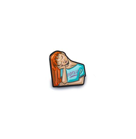Значок Девочка Bored
