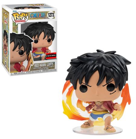 Фигурка Funko POP! One Piece - Луффи Красный Ястреб (Luffy Red Hawk) AAA Anime Exc