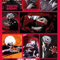 Стикеры Токийский гуль - Канеки Кен (Tokyo Ghoul)