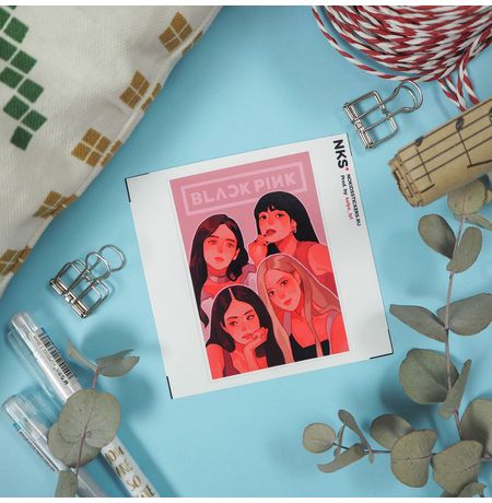 Наклейка BLACKPINK (K-POP), стикер NKS card