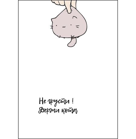 Открытка Держи Кота