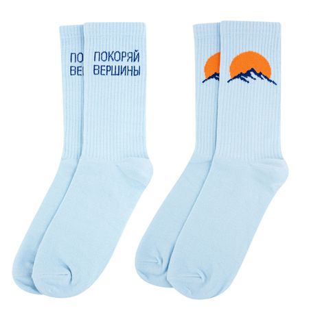 Носки Покоряй вершины, в тубусе, 2 пары