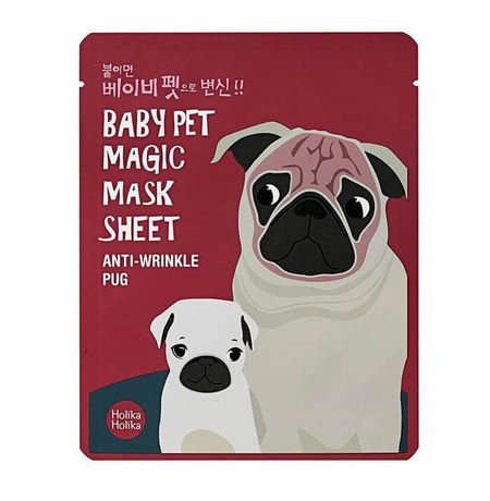 Маска для лица Holika Holika Baby Pet Magic Mask, мопс, тканевая