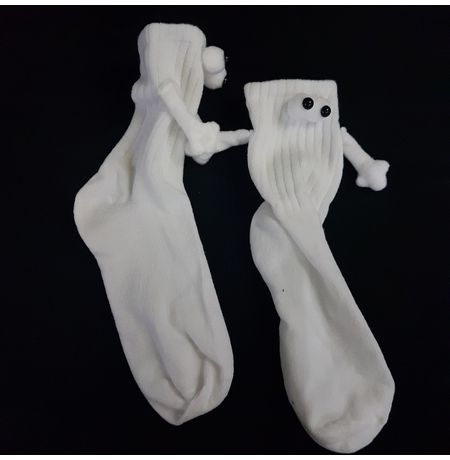 Носки с ручками магнитами, белые изображение 2