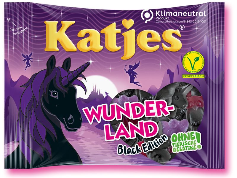 Мармелад Katjes Wunderland Black-Edition