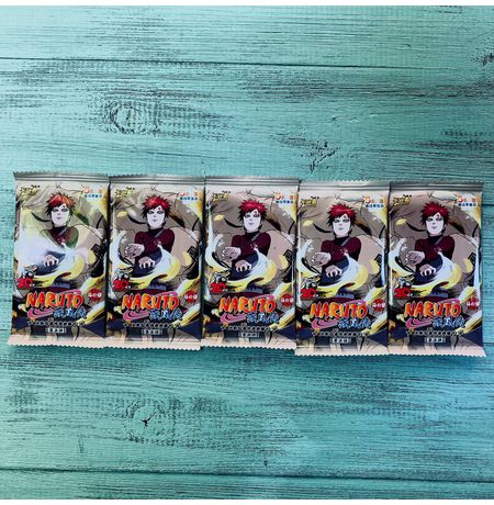 Коллекционные карточки Наруто Серия 5 Тир 3 (Naruto) Набор из 5 бустеров изображение 4