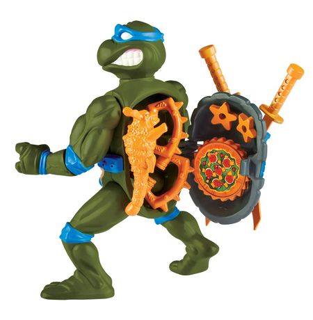 Фигурка Черепашки-Ниндзя - Леонардо (Leonardo - TMNT Classic Storage Shell) лицензия 10,5 см изображение 4