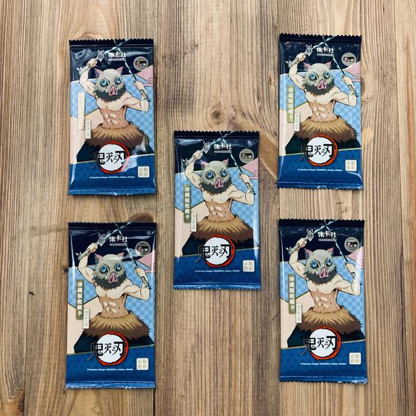 Коллекционные карточки Demon Slayer Tier 1 Набор из 5 бустеров Card Fun изображение 3