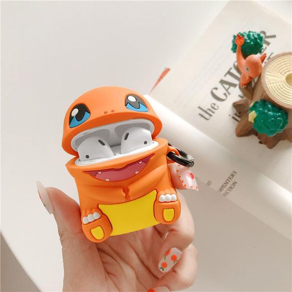 Чехол для Airpods Покемон Чармандер (Pokemon Charmander)