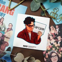 Стикер Теория Большого взрыва - Сарказм (Big bang theory)