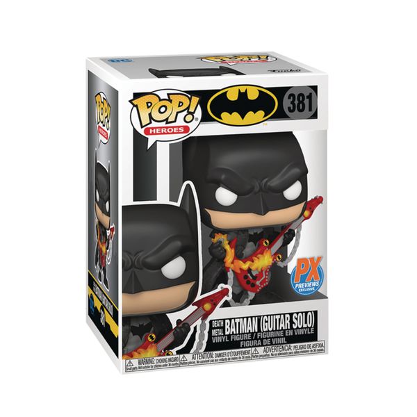 Фигурка Funko POP! Бэтмен Гитарное соло (Death Metal Batman Guitar Solo) Exc УЦЕНКА