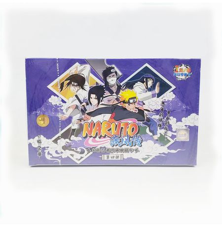 Коллекционные карточки Наруто Категория А Серия 4 5 штук в бустере (Naruto)