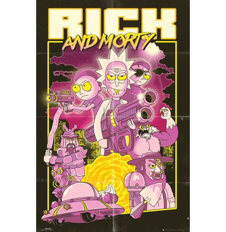 Постер Рик и Морти - Экшн (Rick & Morty - Action Movie)