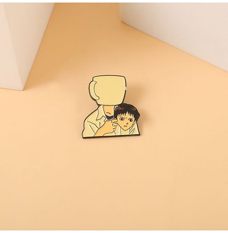 Значок Евангелион - Синдзи Кружка Neon Genesis Evangelion (пин металл) 2,5 см изображение 2