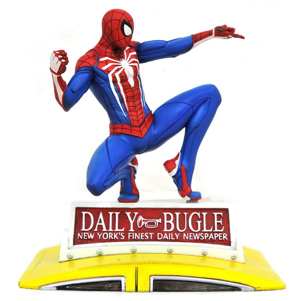 Фигурка Человек-Паук на такси - Диорама (Spider-Man on Taxi - Diorama Gallery) 22 см лицензия изображение 2