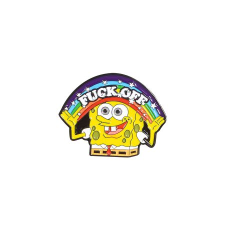 Значок Губка Боб Fuck Off