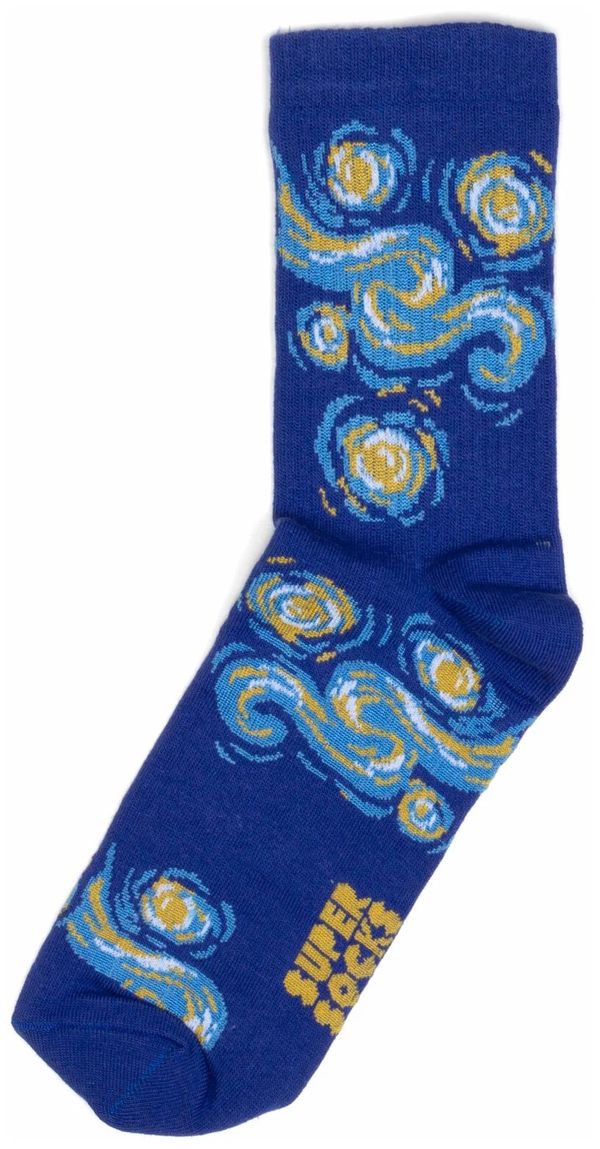 Носки SUPER SOCKS Звёздная Ночь - Ван Гог (размер 35-40) изображение 2