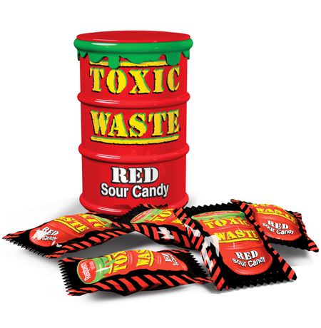 Конфеты Toxic Waste Red Sour Candy