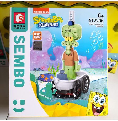 Сборный конструктор Sembo Block - Сквидвард (SpongeBob SquarePants)