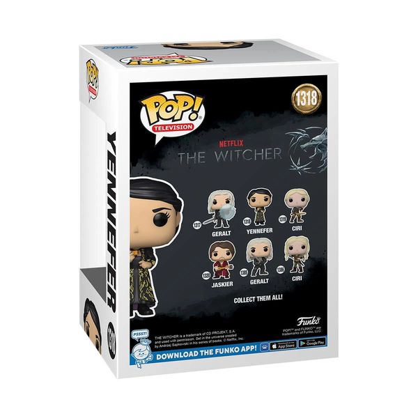 Фигурка Funko POP! Ведьмак - Йеннифер в чёрном платье, Сериал (Witcher Yennefer, Netflix) изображение 3