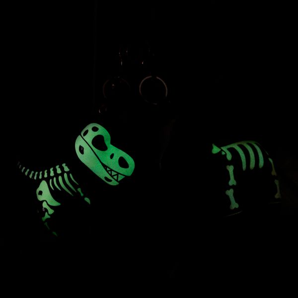 Брелок Скелет единорога, светится в темноте изображение 4