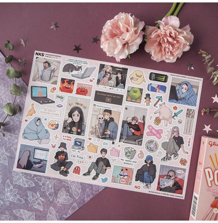 Стикеры Интернет наклейки NKS