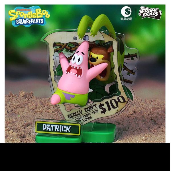 Случайная фигурка SpongeBob SquarePants Journey Moments Series (FrameDolls) Лицензия изображение 7