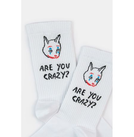 Носки SUPER SOCKS Are You Crazy? Джокер  (размер 35-40)