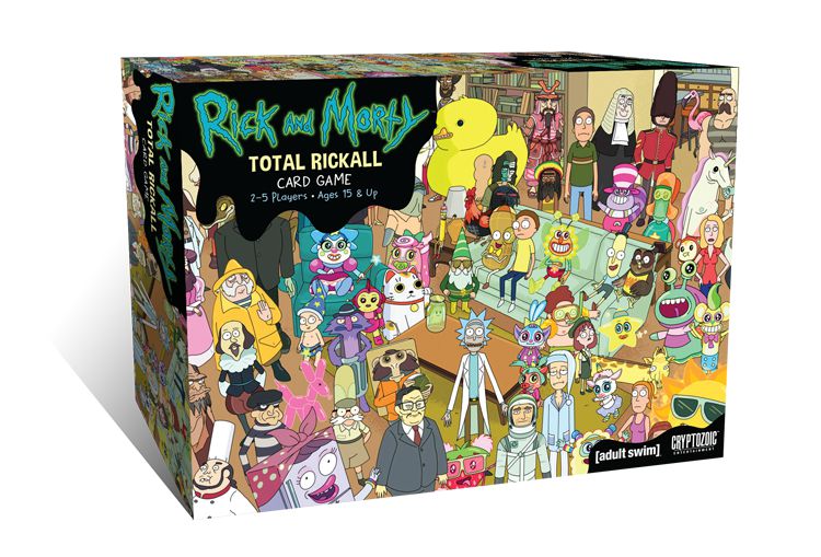 Настольная игра Рик и Морти на английском (Rick And Morty Total Rickall)