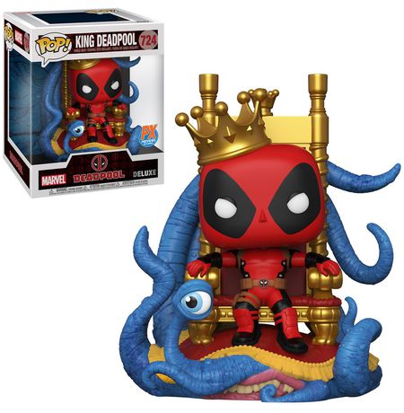 Фигурка Funko POP! Дэдпул Король на троне Эксклюзив (King Deadpool on Throne Exclusive)