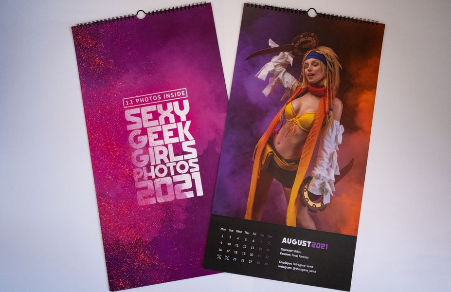Календарь Sexy Geek Girls Photos 2021, 12 фото изображение 6