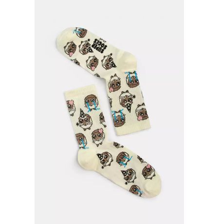 Носки SUPER SOCKS Мем Хомяк паттерн (размер 40-45)