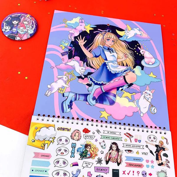 Календарь Аниме 2023 со стикерами изображение 4