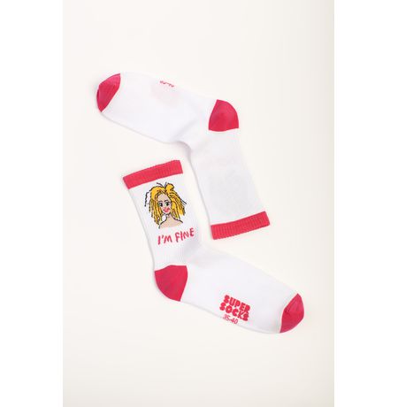 Носки SUPER SOCKS I'm fine (размер 35-40) изображение 2