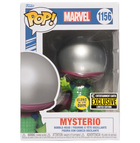Фигурка Funko POP! Мистерио 616 - Светится в темноте (Mysterio 616 - Spider-Man) GITD EE Exclusive изображение 3