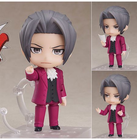 Фигурка Переворотный суд - Майлз Эджворт (Ace Attorney - Miles Edgeworth) Nendoroid копия 10 cм изображение 2