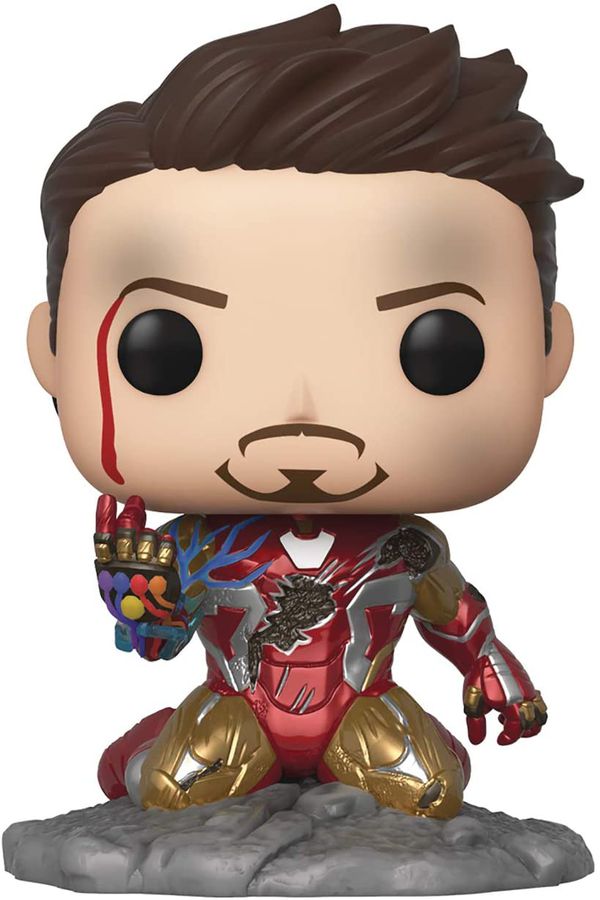 Фигурка Funko POP! Железный Человек с перчаткой Эксклюзив (Previews Exlusive GITD) (УЦЕНКА)